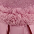 thumbnail image 5 of Puff Satin Princess Gown – Big Kids Celebration Dress Ages 4-10, Formal Party & Recital Wear, Luxe Coordination with Pink Dress for Girls Looks, 5 of 8