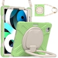 thumbnail image 1 of Funda a juego para iPad Air4 de 10,9 pulgadas con correa para el hombro, soporte de anilla ajustable grande, portalápices y protección contra golpes., 1 of 5