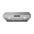 thumbnail image 2 of Streamline 30 in. Gattola Ducted Undermount 406 CFM Range Hood in Brushed Stainless Steel with Baffle Filters, Touchpad Control, LED Lights, 2 of 17