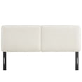 thumbnail image 4 of Headboard, Queen Size, Cream Off White, Fabric, French Bedroom, Modern Contemporary HB36845, 4 of 8