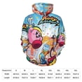 thumbnail image 3 of Kirby Hoodie 3D Print Pullover Hooded Long Sleeve Sweatshirts Tops Blouse with Pocket for Mens Womens, 3 of 7