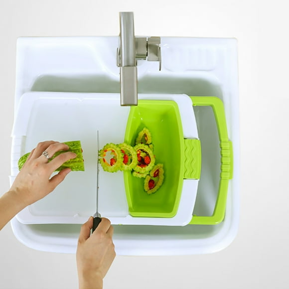 EGNMCR Cutting Boards for Kitchen Kitchen Cutting Board Storage pipe weep 3-in-1Household Food Supplement Board cutting board