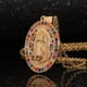thumbnail image 3 of Gorgeous Women's Copper Virgin Mary Pendant Necklace - Perfect Holiday Gift for Believers!, 3 of 4