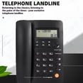 thumbnail image 2 of stanreset Corded Landline Phones For Home Reliable Communication For Household Telephone black, 2 of 6
