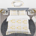 thumbnail image 2 of Designart 'Retro Pastel Circular Pattern III' Mid-Century Modern Duvet Cover Set, 2 of 4