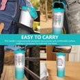 thumbnail image 7 of 30 Oz Tumbler Blue Rainbow Pencil Tumbler with Lid and Straw, Birthday Gift Cup for Friend Women Men Coffee Travel Mug Thanksgiving Day Halloween Christmas Gift Water Bottle, 7 of 7