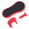 thumbnail image 1 of Injueey Almohadilla para reposabrazos, portátil, reutilizable, acoplable, PC, Protector de hombro montado en escritorio, accesorios para Juegos de teclado y mouse para computadora rojo Tela, 1 of 6