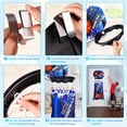 thumbnail image 4 of UEETEK Indoor Basketball Hoop Set with Backboard and Foldable Basketball, 4 of 6