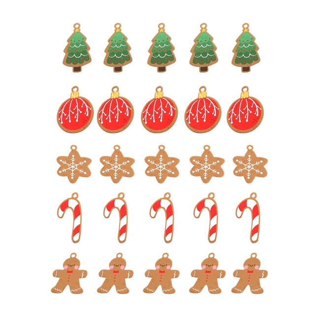 CIMAXIC 50pcs Creative Hanging Paper Adorable Christmas Greeting Cards Holiday Message Blessing Cake Gift