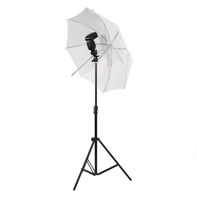 Flash Shoe Umbrella Holder Light Stand Bracket For Photo Video Photography Durable Plastic Material Black