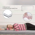 thumbnail image 2 of Memory Foam Camping Mattress | Potable Backpacking Sleeping Pad W/Waterproof Cover & Carry Bag | Roll Up Cot Mattress for Floor, Travel,Camping | Kids, Single or Twin, 2 of 6