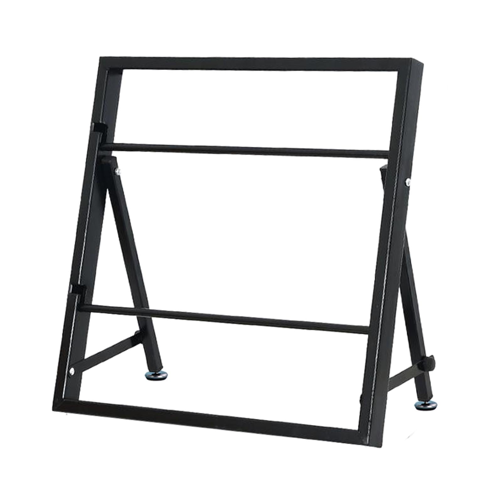 Abbraccia Ribbon Organizer Iron Ribbon Storage Rack Ribbon Roll Holder for Flower Store Cake Shop Sewing Craft Room Jewelry Scarf Towel 2 Tiers