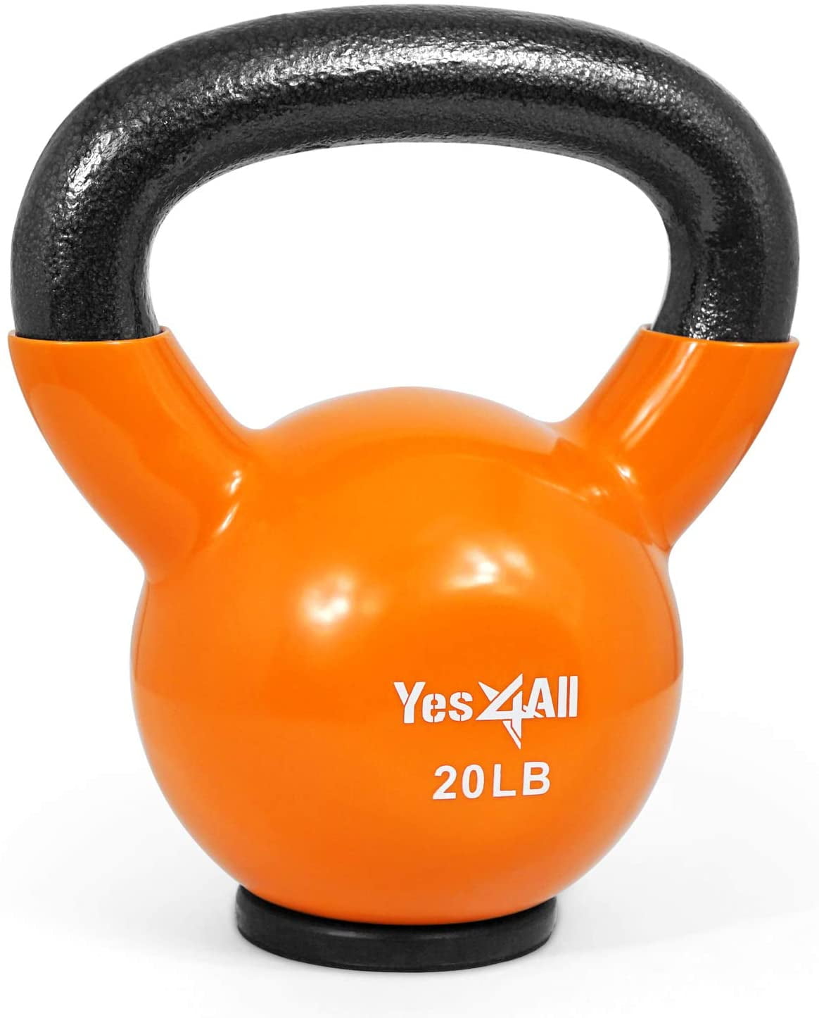 5//10 Lbs Vinyl Coated Kettlebell Weight Strength Training *Can use like Dumbbell