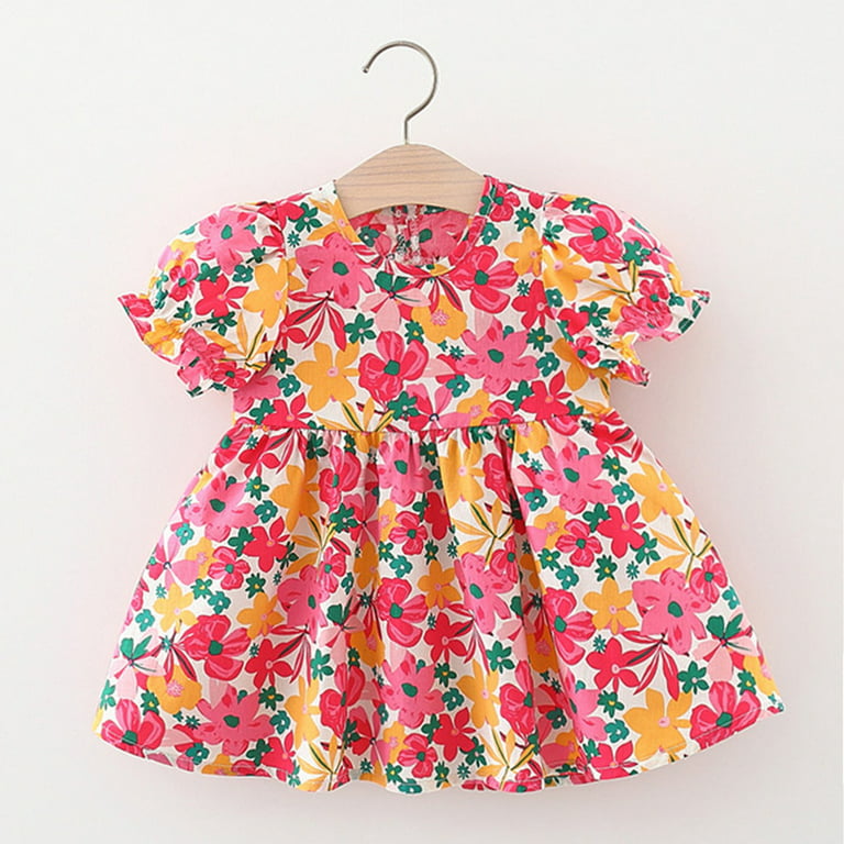 Zhaghmin Baby Girl Floral Dress