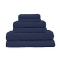 thumbnail image 4 of Softee Pastel Textured 6-Piece 100% Cotton Bath Towel Set, 4 of 4