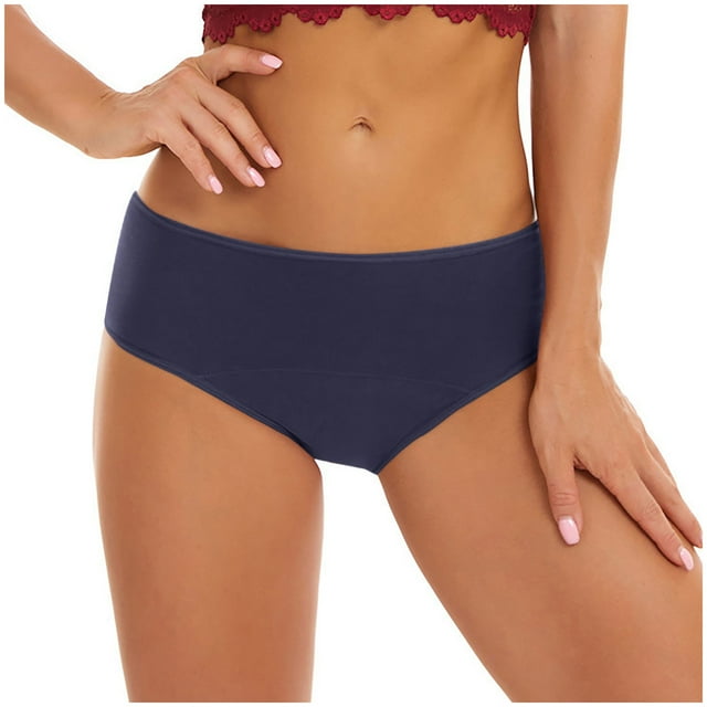 Jusqu'à 65 % de Rabais sous-Vêtements pour Femmes Confortables Grande Couleur Coton Récupération Post-Partum Culottes Physiologiques