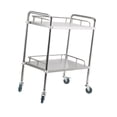 thumbnail image 2 of Lipstore Lab Utility Cart 2 Layer 360 degree Silent Wheels Mobile Utility Cart, Lab Serving M, 2 of 8