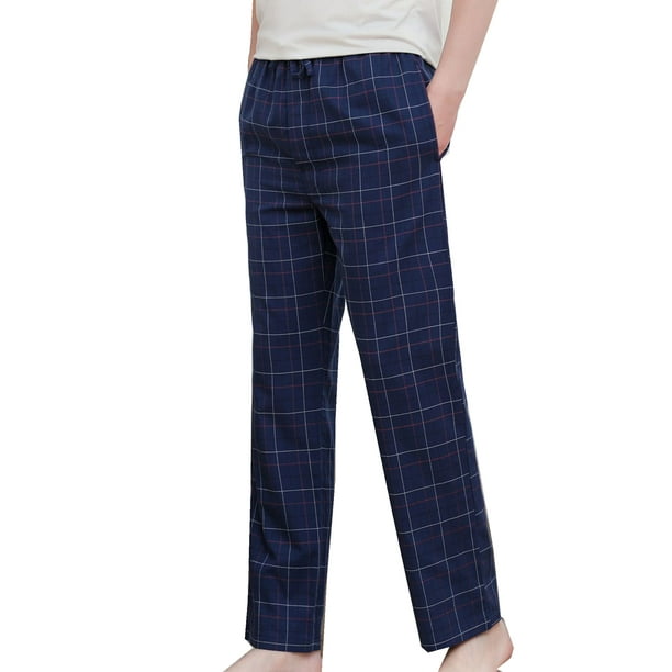 men's cotton pajama pants with pockets