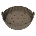 thumbnail image 1 of Fryer Liner, 10 Inch Reusable Silicone Fryer Pot,Non-Stick Oil Filter Design, 22cm for Fryer Brown, 1 of 9