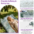 thumbnail image 5 of YLLN Porch Swing Cushions With Backrest, 4" Thicken Waterproof Outdoor Bench Cushion, Patio Swing Cushion Replacement, For Outdoor Indoor Garden Furniture, Only Cushion（40" x 71",Bamboo Leaf）, 5 of 9