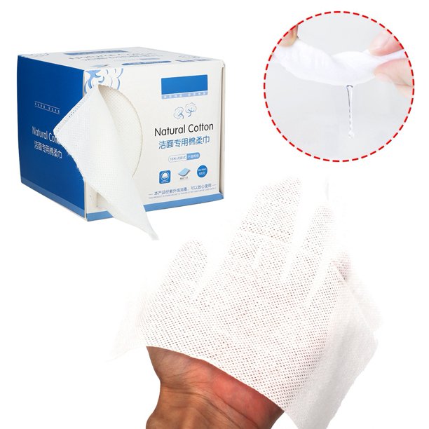 YLSHRF Disposable Face Towel,Ecofriendly Disposable Cotton Washcloth