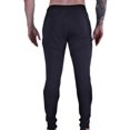 thumbnail image 4 of Men's Classic-FIT Pantalones Para Hombre Fashion Casual Plicing Drawstring Cuffed Pants Sports Fitness Pants, 4 of 5