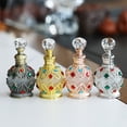 thumbnail image 2 of Seitruly Las botellas de perfume de cristal compactan la capacidad del almacenamiento 15ml fáciles llevan las botellas separadas del aceite Cuentagotas de vidrio y botellas oro, 2 of 6