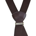 thumbnail image 5 of segolike Men Suspenders Elastic Wide Suspenders Simple with 4 Swivel Hook Clips Braces x Type for Cosplay Dance Costume Jeans Holidays Coffee, 5 of 8