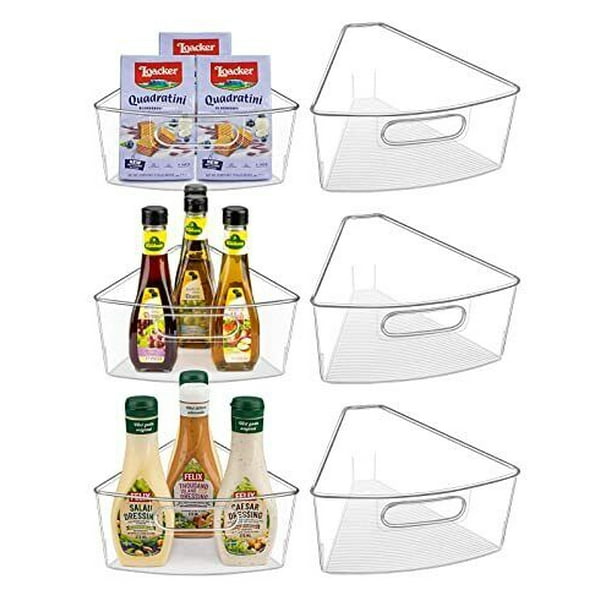 JEISSLIA Lazy Susan Organizer Bins for 26” or 28” Diameter
