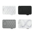 thumbnail image 3 of Wosthever Alfombrilla de silicona para grifo a prueba de goteo, Compatible con la mayoría de los grifos, pantalla contra salpicaduras de Juegos de accesorios de baño blanco, 3 of 6