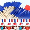 thumbnail image 2 of 100 Palillos Bandera de , Palillo de Cóctel Banderas Mini Bandera Cupcake Toppers Palillo para Comida de Fiesta Pastel Platos de Fruta Fiesta Pub Decoración, 2 of 5