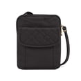 thumbnail image 1 of Travelon Anti-theft Signature Quilted Slim Pouch Bag, Black, 1 of 9