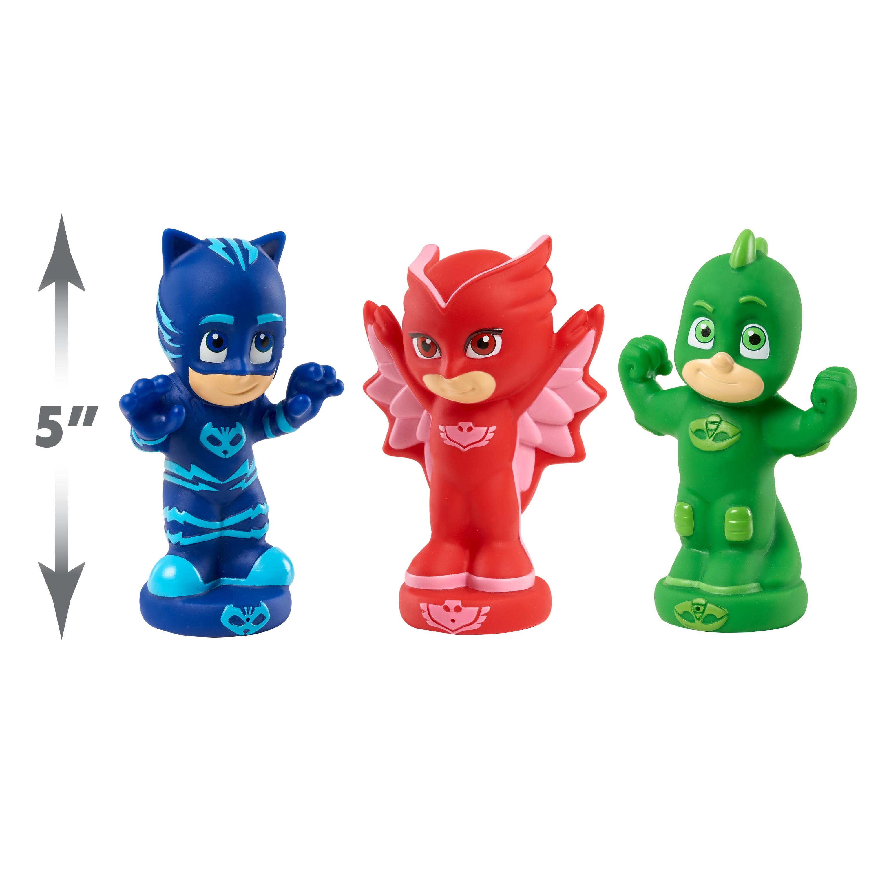 Buy PJ Masks Bath Toy Set, Includes Catboy, Gekko, and Owlette Water