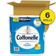 thumbnail image 3 of Cottonelle Ultra Clean Toilet Paper, 6 Mega Rolls, 312 Sheets per Roll (1,872 Total), 3 of 12