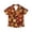 Boho Hippie Daisy Flower, variant on Lemon Hawaiian Shirt Kids Boys Lightweight Cuban Collar Shirt Breathable Short Sleeve Top Comfortable Children Summer Outfits
