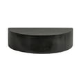 thumbnail image 6 of Kate and Laurel Reid Modern Wooden Floating Side Table with Drawer for Storage and Functionality, 20x11x6, Black, 6 of 10