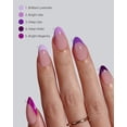 thumbnail image 3 of Presiona Nails BtartBoxNails XCOATTIPS, punta francesa morada, 3 of 6