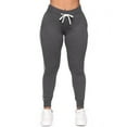 thumbnail image 4 of POSESHE Women's Plus Size Sweatpants, Drawstring Slim Fit High Waisted Workout Pants, L-5XL, 4 of 6