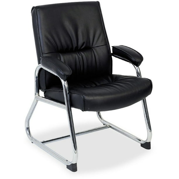 Lorell Bridgemill Leather Guest Reception Waiting Room Chair