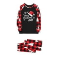 thumbnail image 2 of Odeerbi Christmas Pajamas for Family Holiday Long Sleeve Family Christmas Pajamas Matching Sets Dad Casual Printed Top Pants Outfits Loungewear Two-Piece Sleepwear Xmas PJs Set Red, 2 of 6