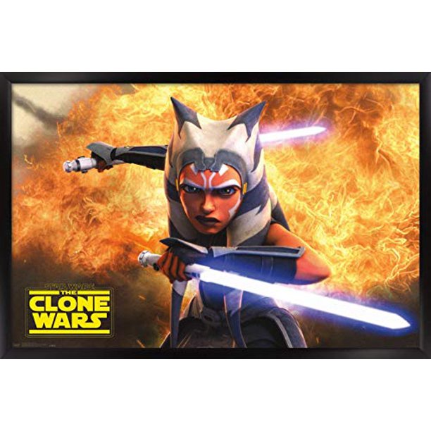 Trends International Star Clone WarsAhsoka Tano Wall Poster, 14.725" x