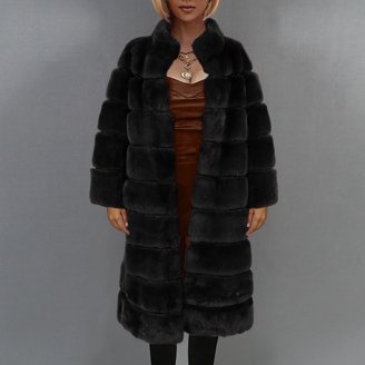 Love Tree Women's Juniors Faux Fur Leopard Coat (Small, Leopard