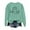 Mint Green, variant on Graphic Sweatshirts for Women Letter Printed Crew Neck Casual Cute Sweaters Loose Fit Comfortable Fall Pullover Long Sleeve Tops 2025 Winter Outfits