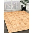 thumbnail image 2 of Ahgly Company Indoor Square Abstract Orange Oriental Area Rugs, 4' Square, 2 of 6