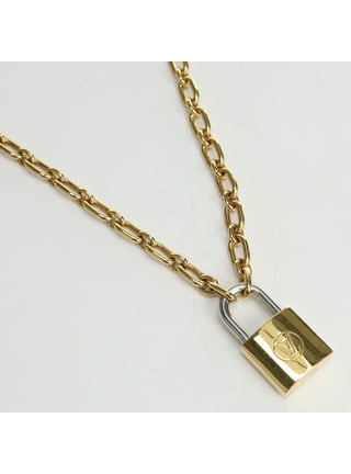Authenticated Used Louis Vuitton LOUIS VUITTON locket necklace monogram  M62484 pendant men's silver 