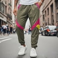 thumbnail image 2 of Under $10 Mens Straight Pants Loose Fit Sports Outdoor Sweatpants Lightweight Athletic Running Trousers with Pockets, 2 of 4