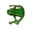 Green, variant on Tree Frog Ring Good Detail Realistic Animal Smooth Polished Adjustable Open Ring Novelty Knuckle Ring Party Daily Lady Finger Jewelry