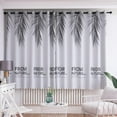 thumbnail image 3 of Final Clear Out! Blackout Curtains for Living Room, 78 inch Long, 2 Panels-Window Grommet Curtains Thermal Insulated Panels(78 x 39 inch, Black, 2 Panels), 3 of 23