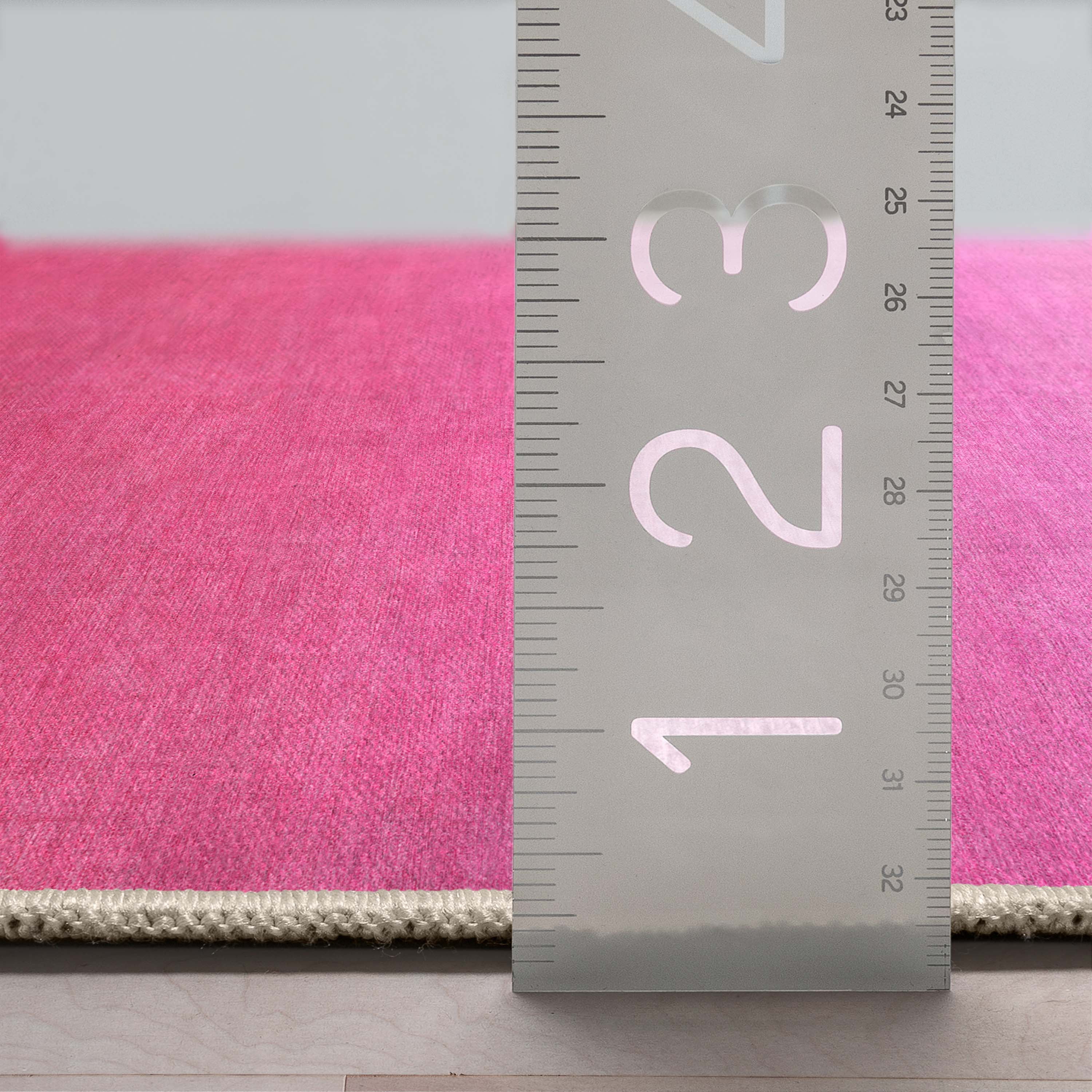 Well Woven Apollo Ombre Modern Pink Flat Pile Easy to Clean 3'3" x 5' Area Rug for Living Room Dining Room Bedroom and Kitchen