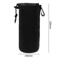 thumbnail image 2 of Bolsa para lente de cámara Funda protectora con cordón de neopreno suave impermeable (XL) 2 piezas, 2 of 8